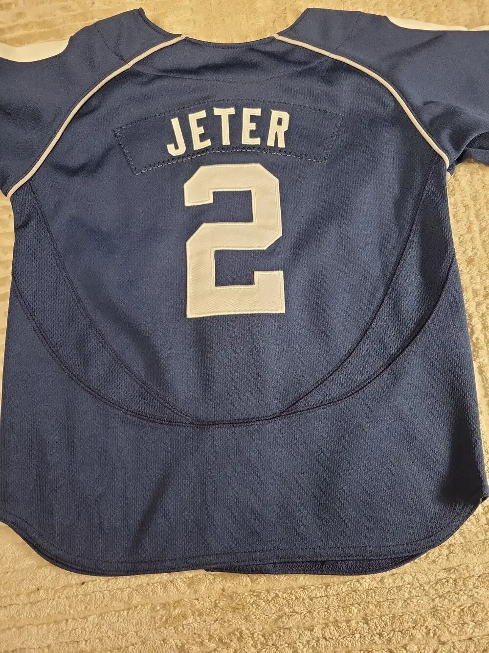 Nike Derek Jeter New York Yankees Jersey baseball MLB Youth Small 5 Boys Kids